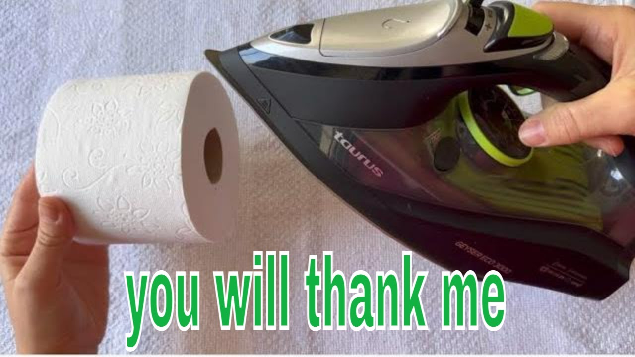 The Secret Unveiled: Using Toilet Paper with an Iron for Incredible Results