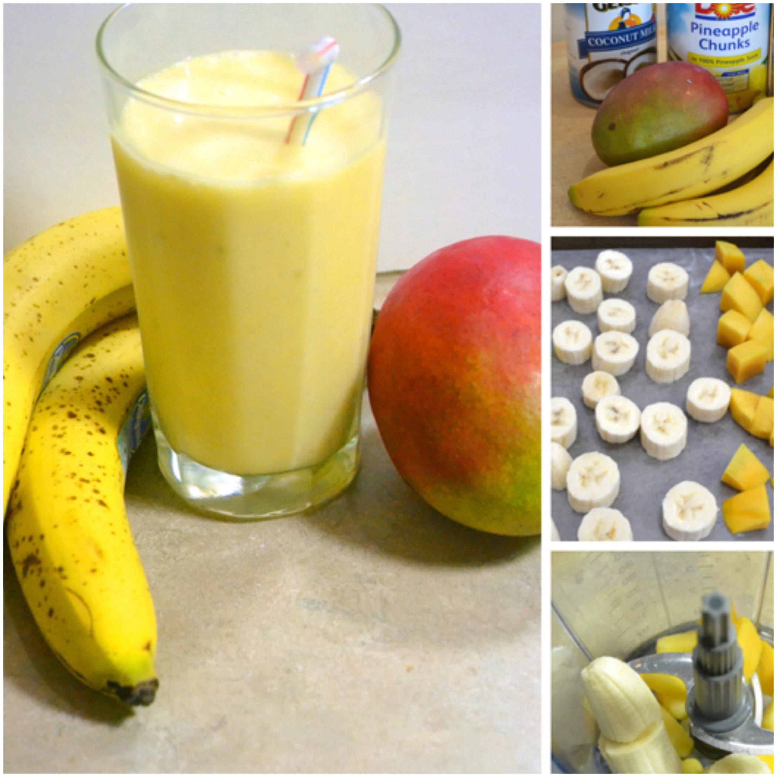 Indulge in Paradise: Tropical Smoothie Recipe with Pineapple, Mango, and Banana