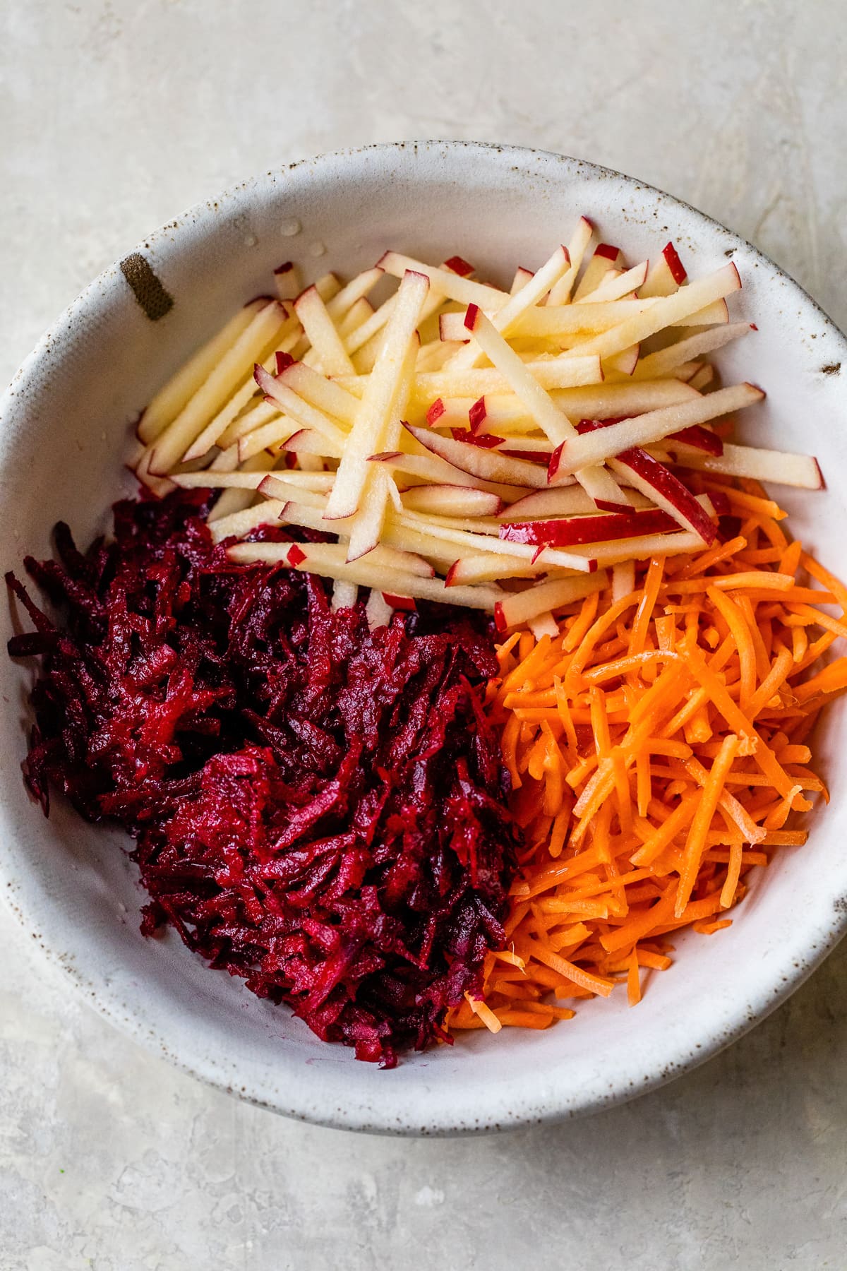 A Symphony of Colors and Flavors: The Beetroot, Apple, and Carrot Salad