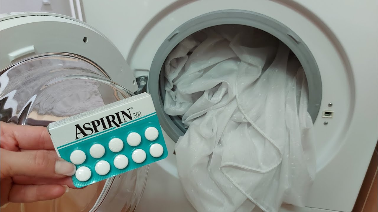 Achieve Perfectly White and Clean Curtains: The Amazing Results with Aspirin in the Washing Machine